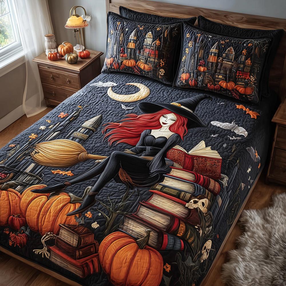 Witchy Stories Quilted Bedding Set NCU0TH3211