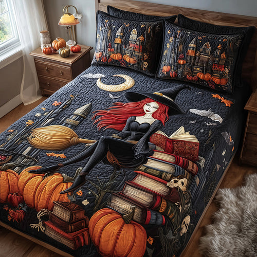 Witchy Stories Quilted Bedding Set NCU0TH3211