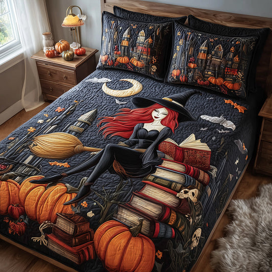 Witchy Stories Quilted Bedding Set NCU0TH3211