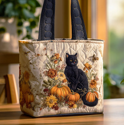 Witchy Whiskers Quilted Tote Bag NCU0DV7039