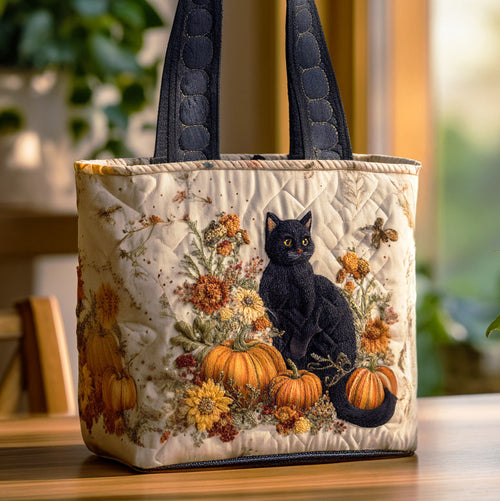 Witchy Whiskers Quilted Tote Bag NCU0DV7039