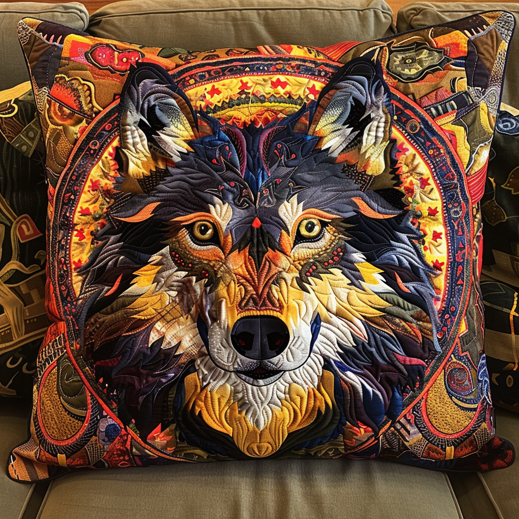 Wolf Native Pillow Case NCU0DK243