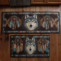 Wolf Dreamcatchers Kitchen Area Rug NCU0NT10849