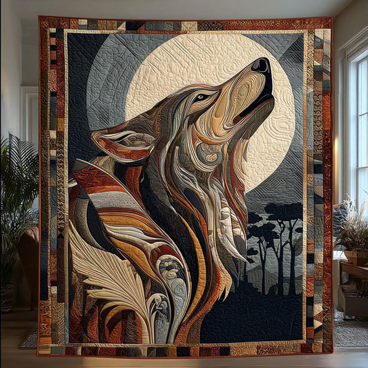 Wolf Guardian Quilted Blanket NCU0DV9675