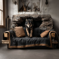 Wolfs Den Quilted Sofa Cover NCU0PT9732