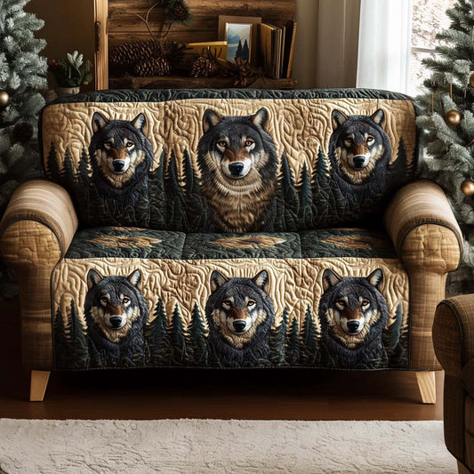 Wolfwood Spirit Quilted Sofa Cover NCU0NT10669