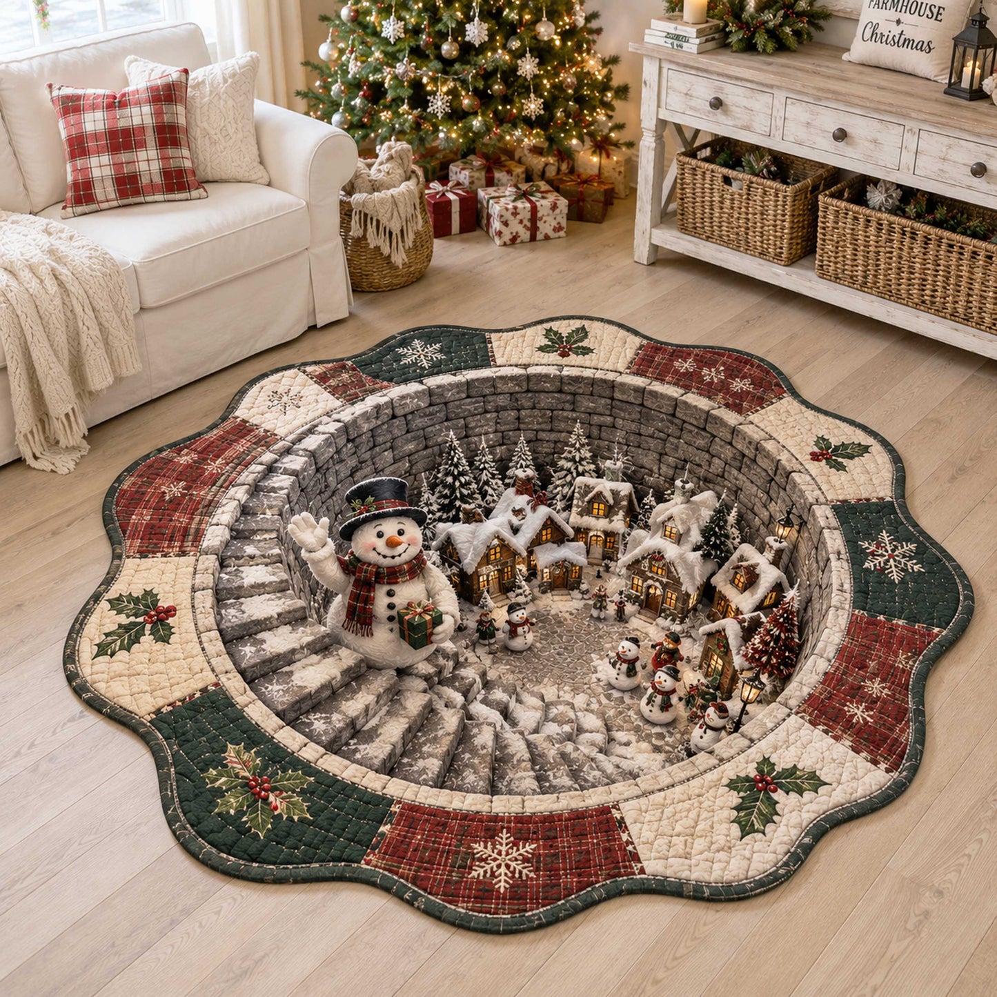 Wonderland Friends Custom Shape Area Rug NCU0TD3157