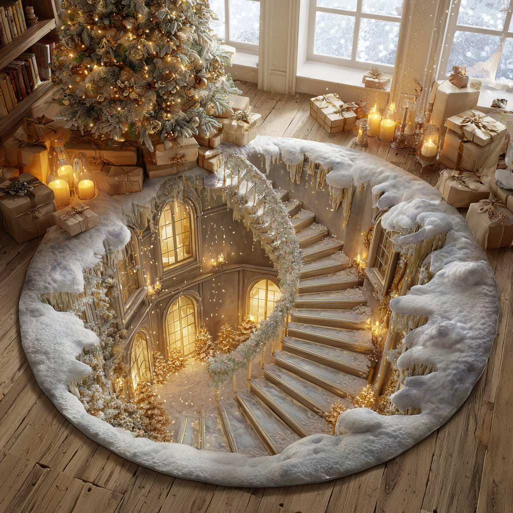 Wonderland Passage Quilted Round Mat NCU0DV8603