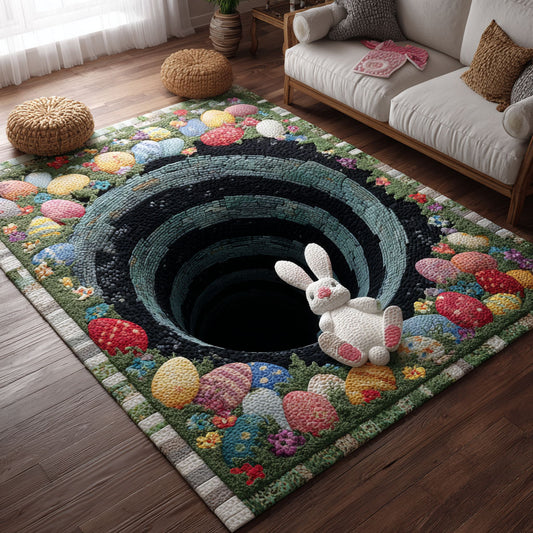 Wonderland Rabbit Drop Area Rug NCU0PT11489