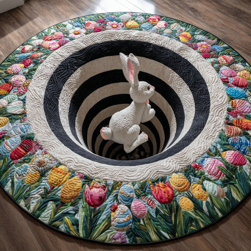 Wonderland Spring Hollow Quilted Round Mat NCU0PT11505