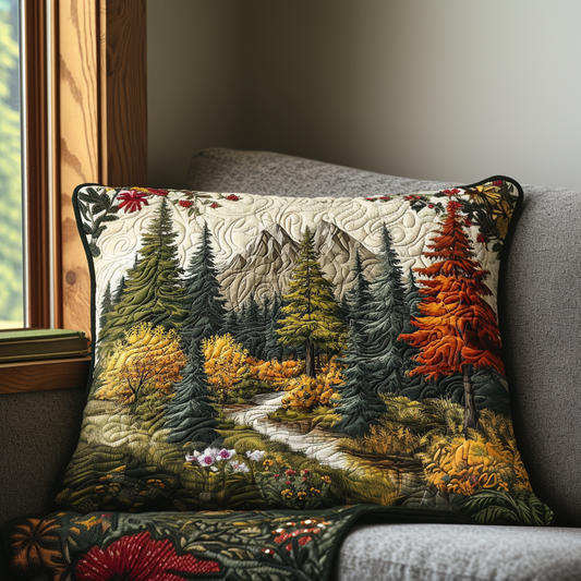Woodland Embrace Quilted Bedding Pillow Case NCU0DV5307