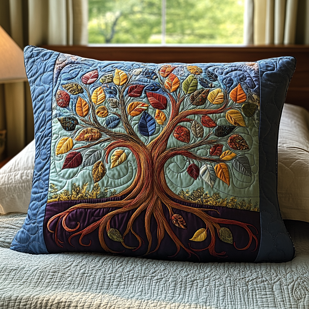 Woodland Spirit Quilted Bedding Pillow Case NCU0DV2929