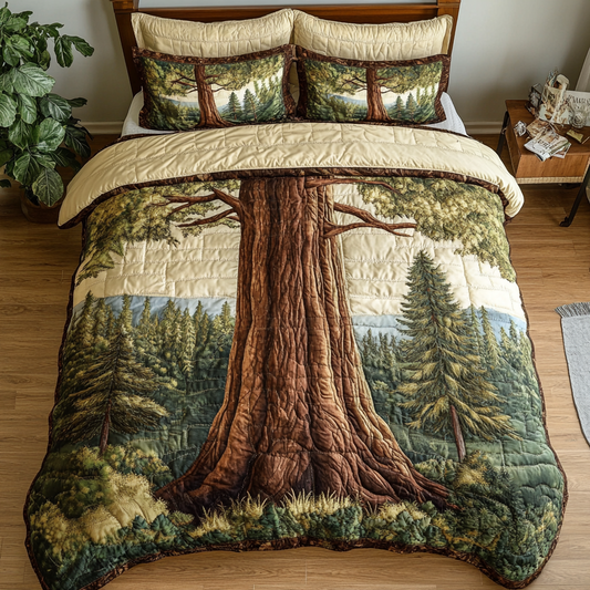 Woodland Bliss Quilted Bedding Set NCU0DK6421