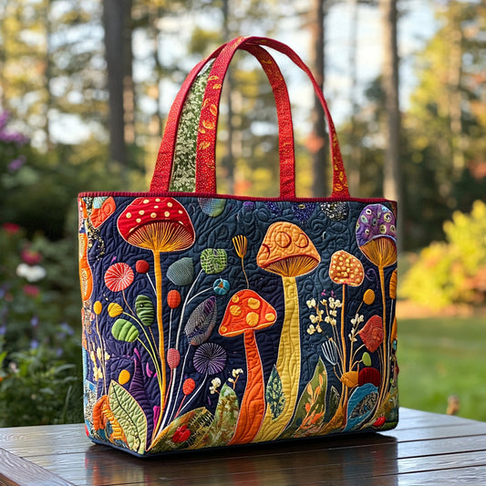 Woodland Bloom Quilted Tote Bag NCU0DV7297