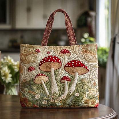 Woodland Dance Quilted Tote Bag NCU0NT9246