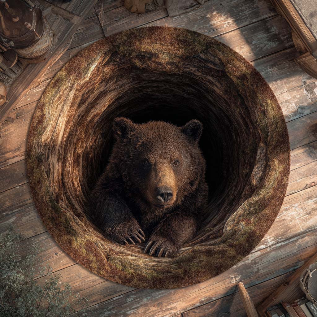 Bear Round Carpet NCU0VT324