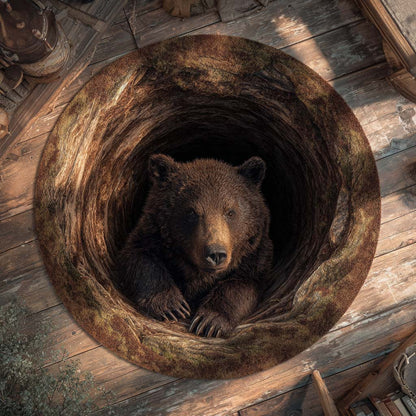 Bear Round Carpet NCU0VT324