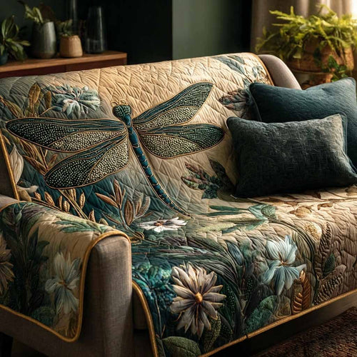 Woodland Flutter Quilted Sofa Cover NCU0XD2356