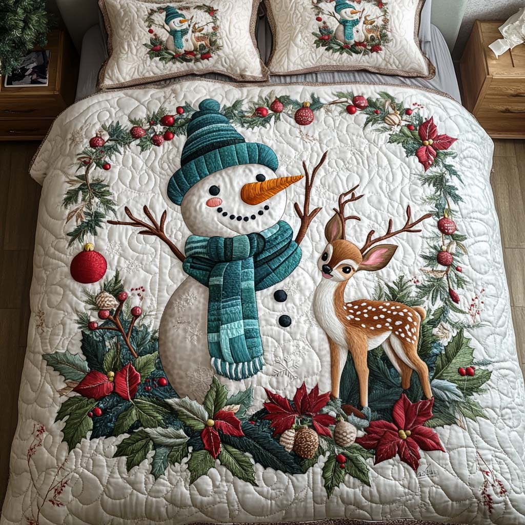 Radiant Sunlight 3-Piece Quilted Bedding Set GFTOHD887 main image 0