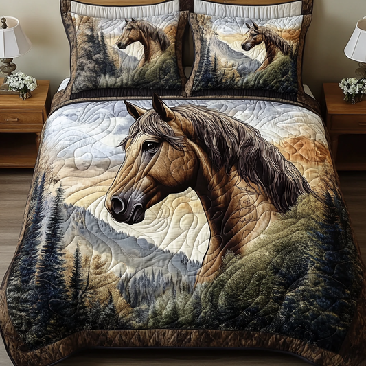 Woodland Grace 3-Piece Quilted Bedding Set NCU0VH1994