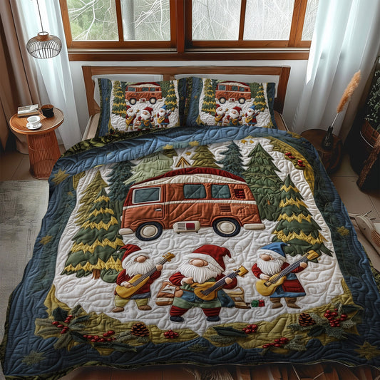 Woodland Harmony 3-Piece Quilted Bedding Set NCU0PT2663