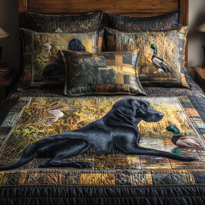 Woodland Hunter 3-Piece Quilted Bedding Set NCU0NT11516