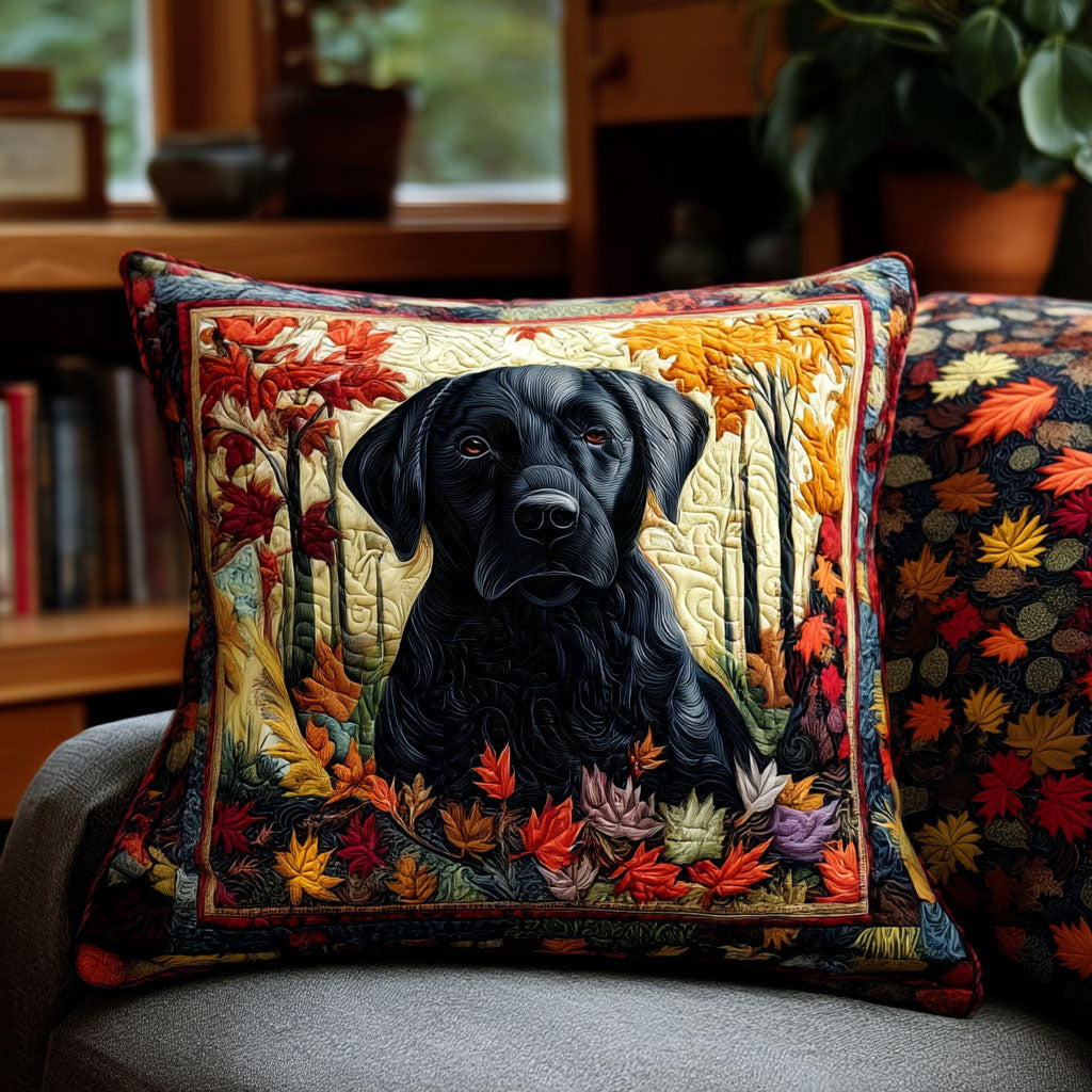 Woodland Lab Quilted Pillow Case NCU0PT10186