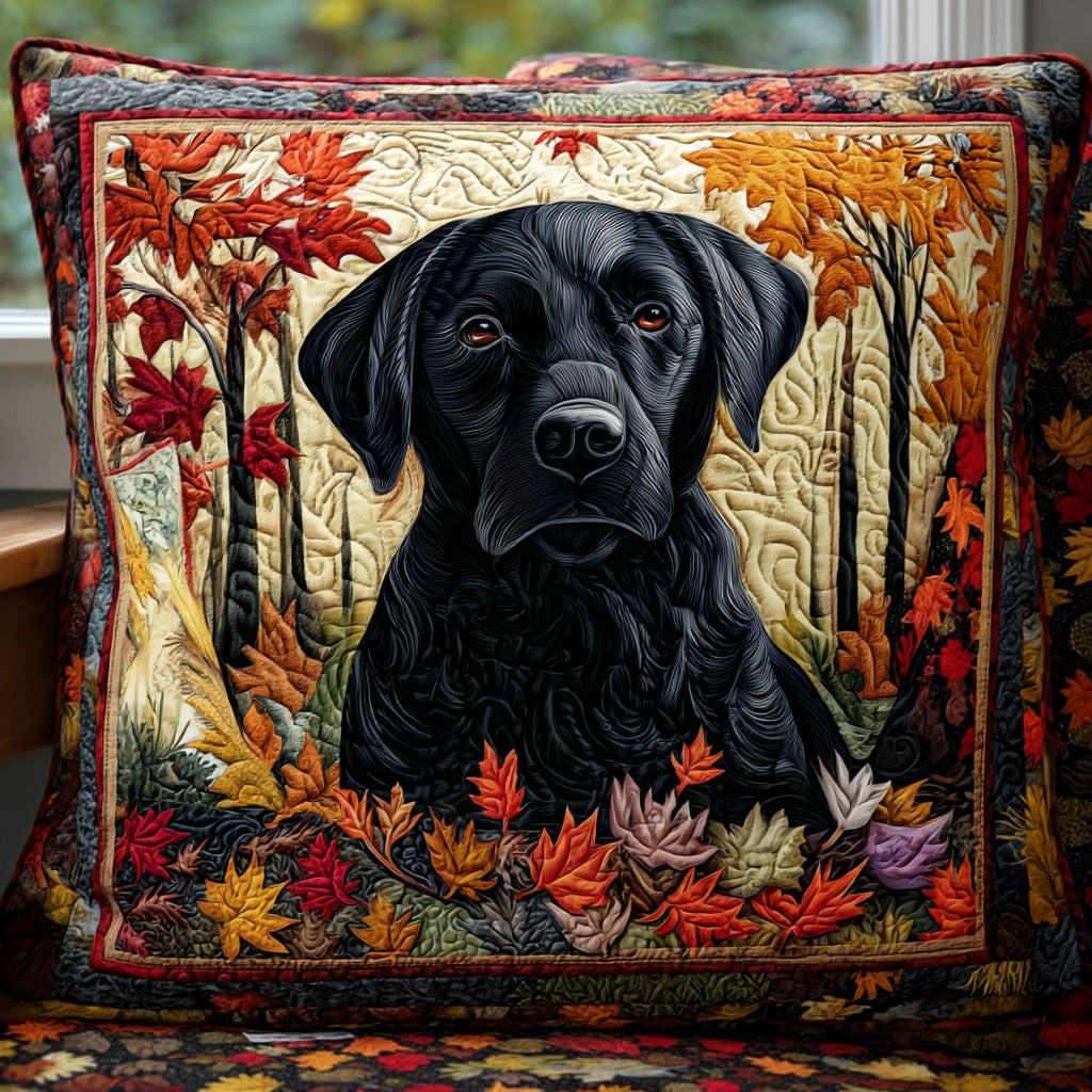 Woodland Lab Quilted Pillow Case NCU0PT10186