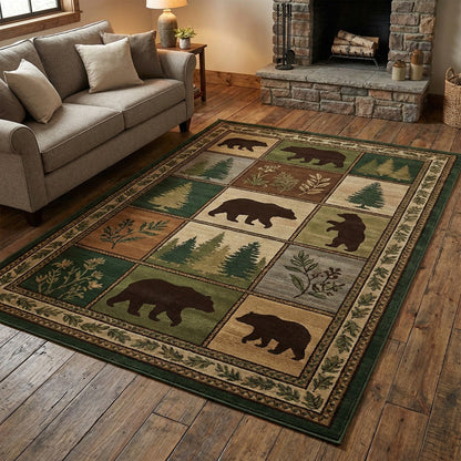 Woodland Mosaic Area Rug NCU0TV1645