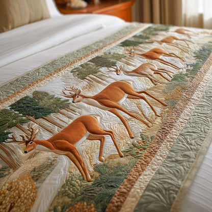 Woodland Parade Quilted Bed Runner NCU0XD1415