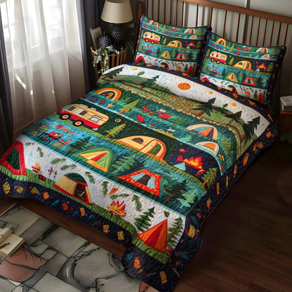 Woodland Retreat 3-Piece Quilted Bedding Set NCU0NT679