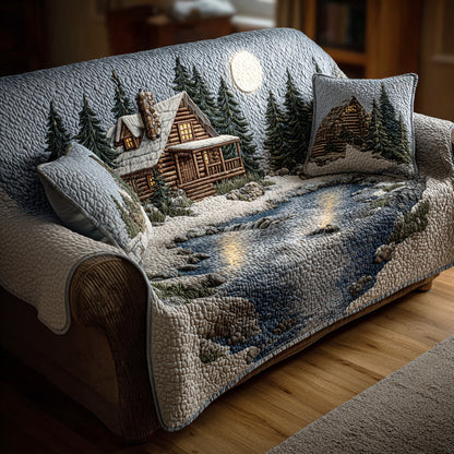 Woodland Quilted Sofa Cover NCU0VT360