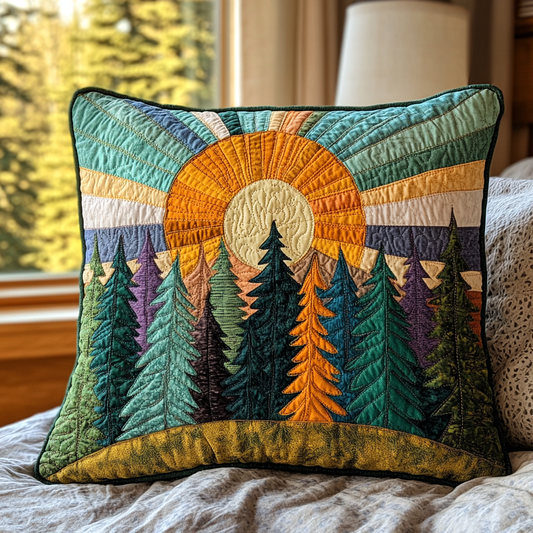 Woodland Serenity Quilted Pillow Case NCU0DV5146