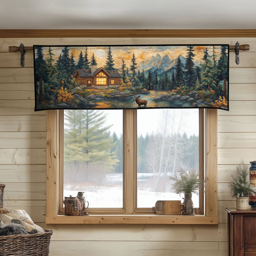 Woodland Serenity Quilted Valance NCU0PT4382