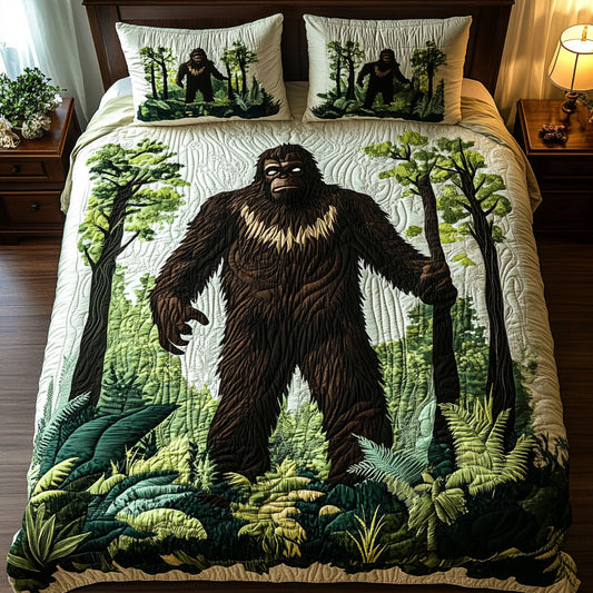 Woodland Spirit 3-Piece Quilted Bedding Set NCU0NT3261