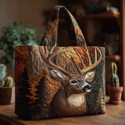 Woodland Spirit Quilted Tote Bag NCU0PT8724