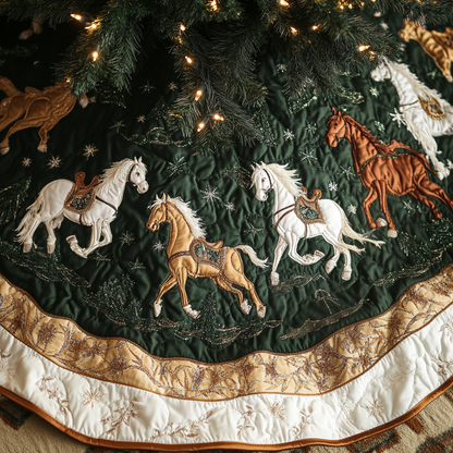 Woodland Steeds Quilted Tree Skirt NCU0VH230