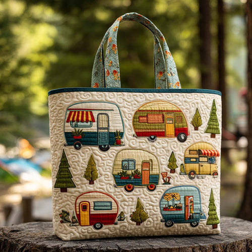 Woodland Trail Quilted Tote Bag NCU0NT9397