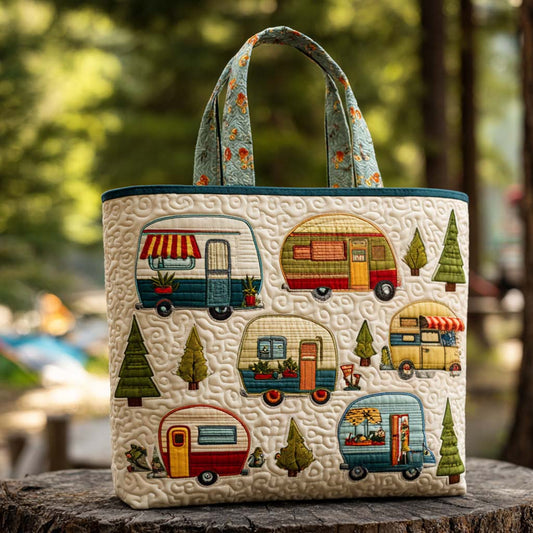 Woodland Trail Quilted Tote Bag NCU0NT9397
