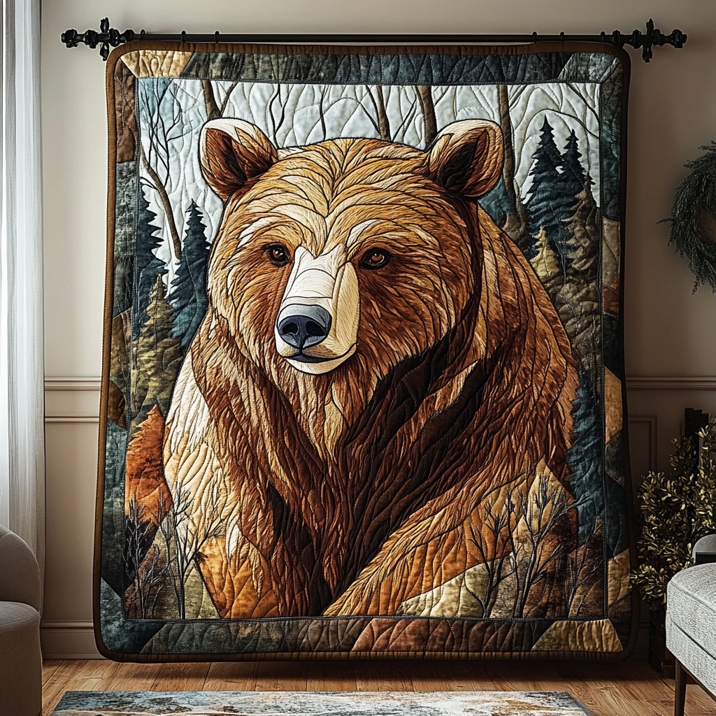 Woodland Wanderer Quilted Blanket NCU0DK5841