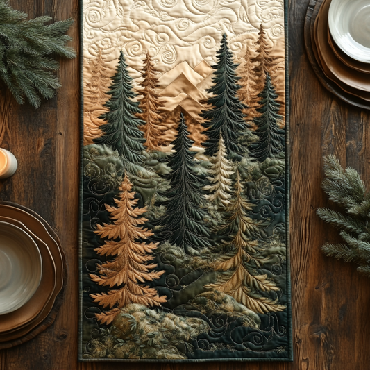 Woodland Wanderlust Quilted Table Runner NCU0DV5279