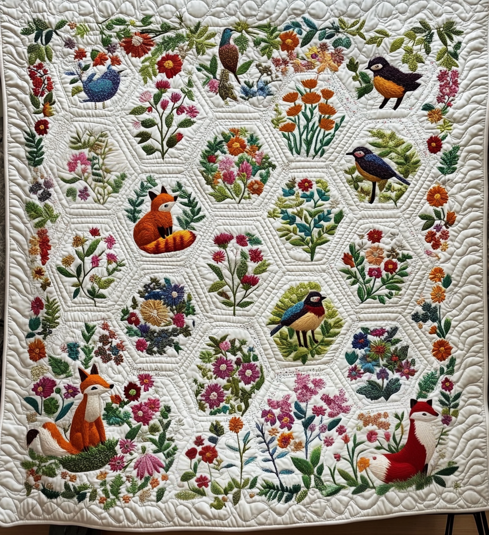 Tranquil Woods Quilted Blanket NCU0NT286 main image 0