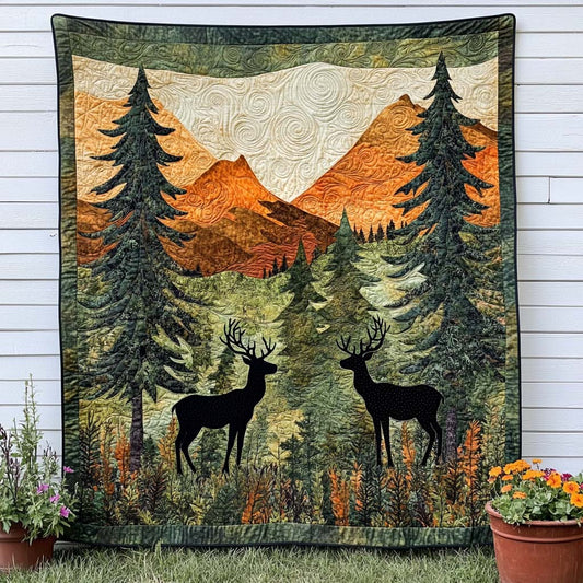 Woodland Whisper Quilted Blanket NCU0NT8130