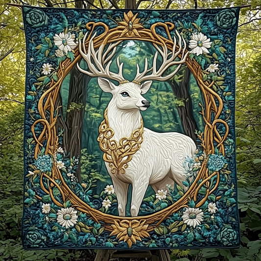 Woodland Whispers Quilted Blanket NCU0DK3430