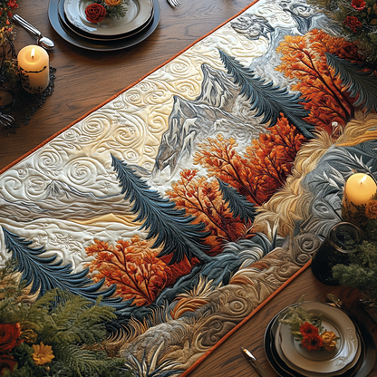 Woodland Whispers Quilted Table Runner NCU0DV5498