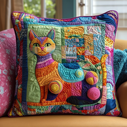 Wool Kitten Quilted Pillow Case NCU0DV649