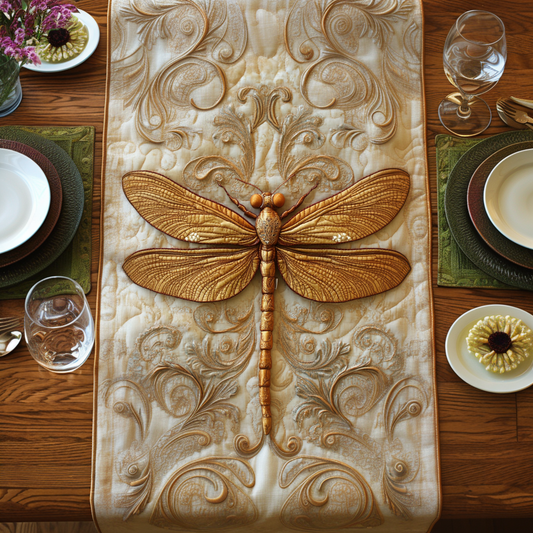 Woven Wings Quilted Table Runner NCU0DV2927