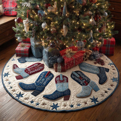 Wrangler Step Christmas Quilted Tree Skirt NCU0NT11217