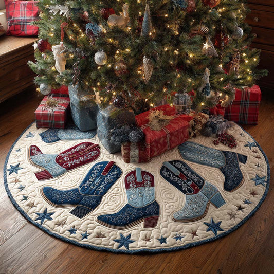 Wrangler Step Christmas Quilted Tree Skirt NCU0NT11217