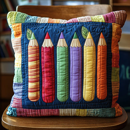 Writing Wonders Quilted Pillow Case NCU0PT7214